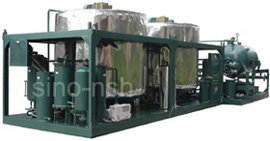 Oil regeneration, oil purifier, oil lubrication, Sino-NSH gas engine oil recycling plant