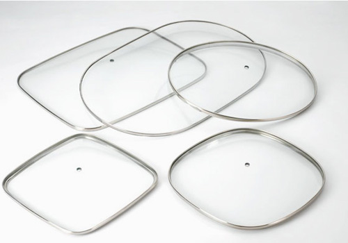 Glass lids with special shape