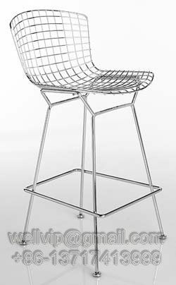 Bertoia Counter Stool - Satin Chrome