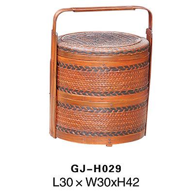 Antique Bamboo Basket