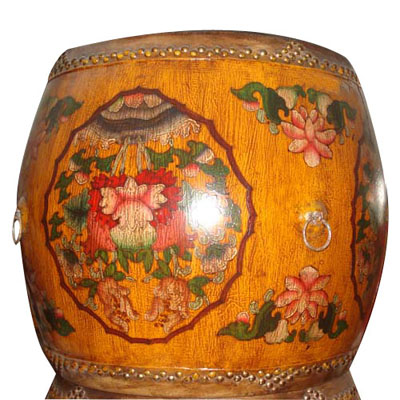Oriental painting drum