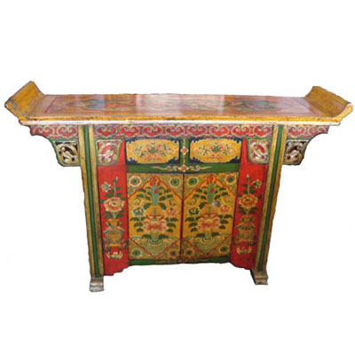 Oriental tibetan cabinets