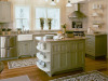 Solid wood kitchen cabinet