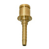brass hose barb high pressure hydraulic Component with 0-ring groove
