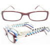 Plastic reading glasses