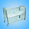 Children's bed with stainless steel bedside