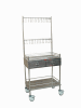 Stainless steel transfusion trolley