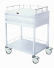 Medicine-delivery trolley of 120 lattics with spray painting