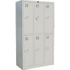 Steel jet moldering clothes-changing cabinet with six doors