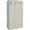 Steel jet moldering colthes-changing cabinet with three doors