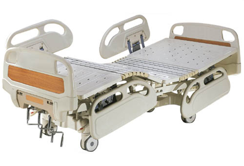 Three-function manual bed with PE headboards