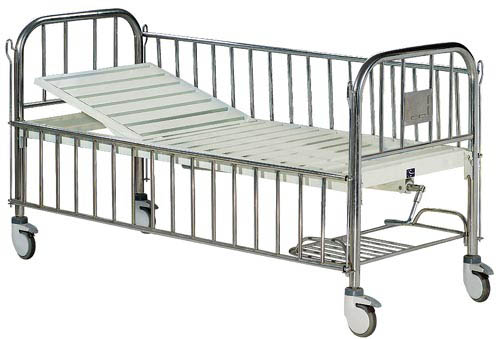 Semi-fowler child bed with stainless steel