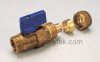 Mini ball valve for pex pipe