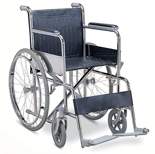 Steel wheel chair