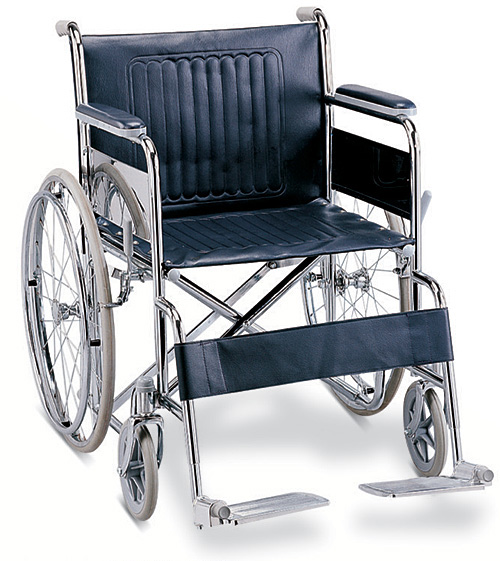 Steel wheel chair