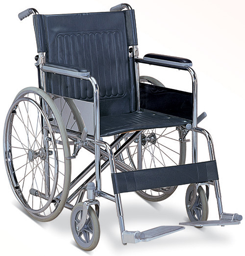 Steel wheel chair