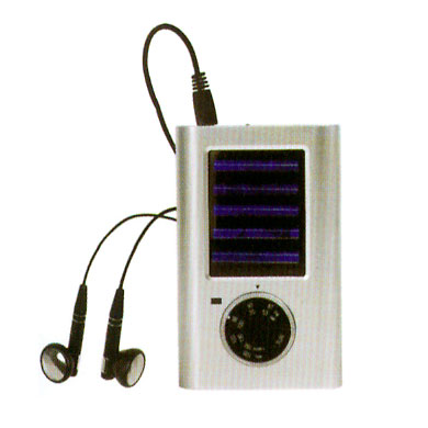 Solar-energy radio