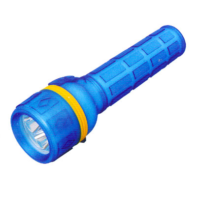 Rubber flashlight