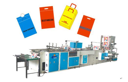 Soft Loop Handle Bag Making Machine