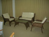 wicker 4pcs set furniture