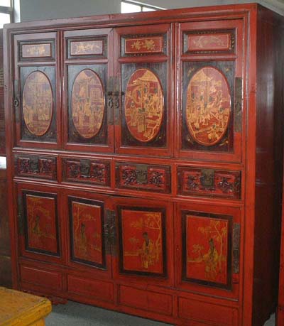 Antique hardwood Big Cabinet