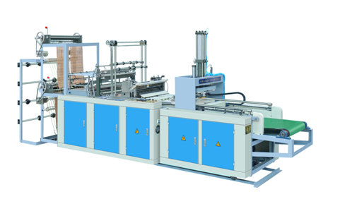 Computer Control Double-Layer Bag Making Machine with Automatic Punching Unit