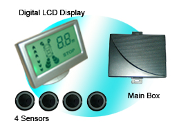 LCD Display Car Parking Sensor System