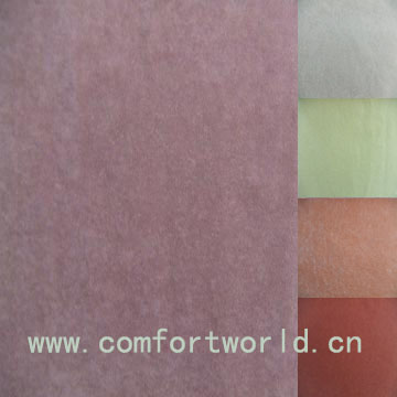 Plain Flocking Sofa Fabric