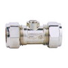 Brass compression ball valve