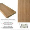 Carbonated horizontal bamboo flooring