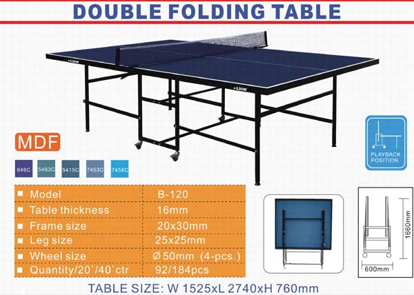 table tennis equipment