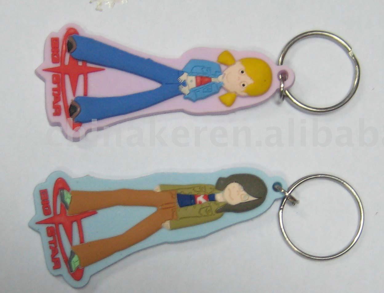 soft pvc keychain