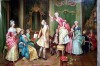 museum classical people oil painting