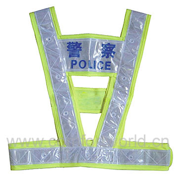 LED Safety Vest Police