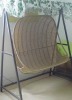 rattan glider chair