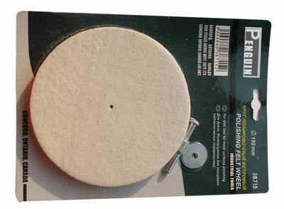 PURE WOOL FELT BUFFING WHEEL