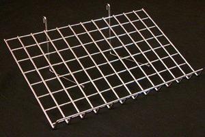 Sloping Wire Grid Shelves