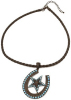 iron heel/star style necklace