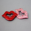 Pink lips pin