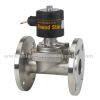 2 way Stainless steel hot water steam .oil IP54 flange solenoid valve