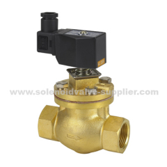 2 way brass IP65 water air gas Teflon Pneumatic steam electromagnetic valve