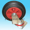 Rubber Wheel with Plastic Core Swivel Caster