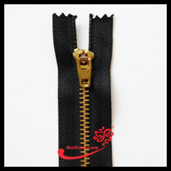 Gold brass zipper YG slider