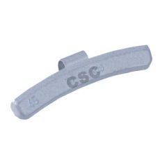 PLASTIC COATED or Zn PLATED CLIP-ON WHEEL WEIGHT