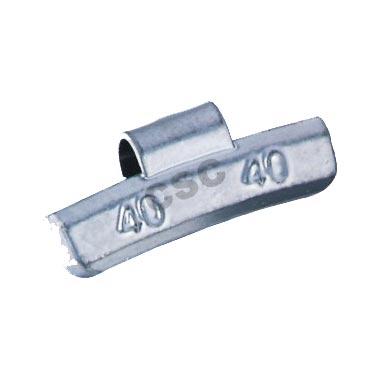 PLASTIC COATED CLIP-ON WHEEL WEIGHT