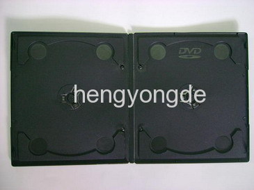 7mm Double Black Square DVD Case