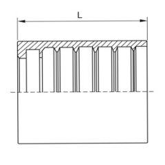 Ferrule For Sae 100R1AT/EN 853 1SN Hose