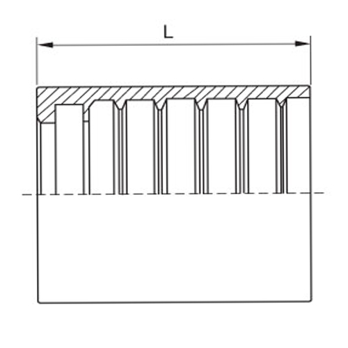 Ferrule For Sae 100R1AT/EN 853 1SN Hose