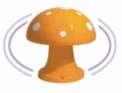 Mushroom-shaped speaker SAR-M301
