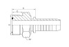 ORFS Male O-Ring Seal ISO 8434-3---SAE J1453